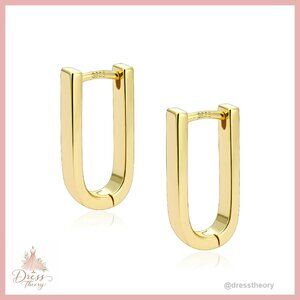 Sterling Silver Hoop Earrings Hypoallergenic Chunky Huggie 12mm